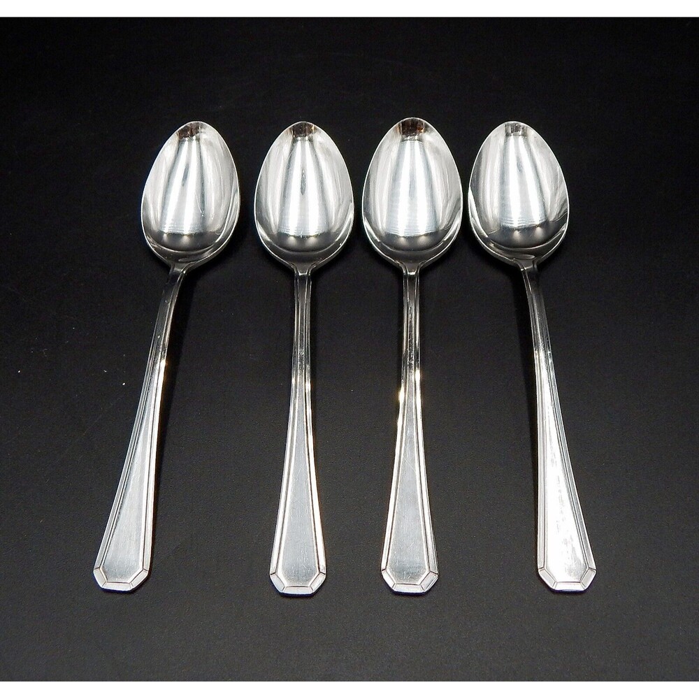 Supreme Cutlery by Towle Chestnut Hill Teaspoon Glossy Stainless Japan Lot 4 (B)